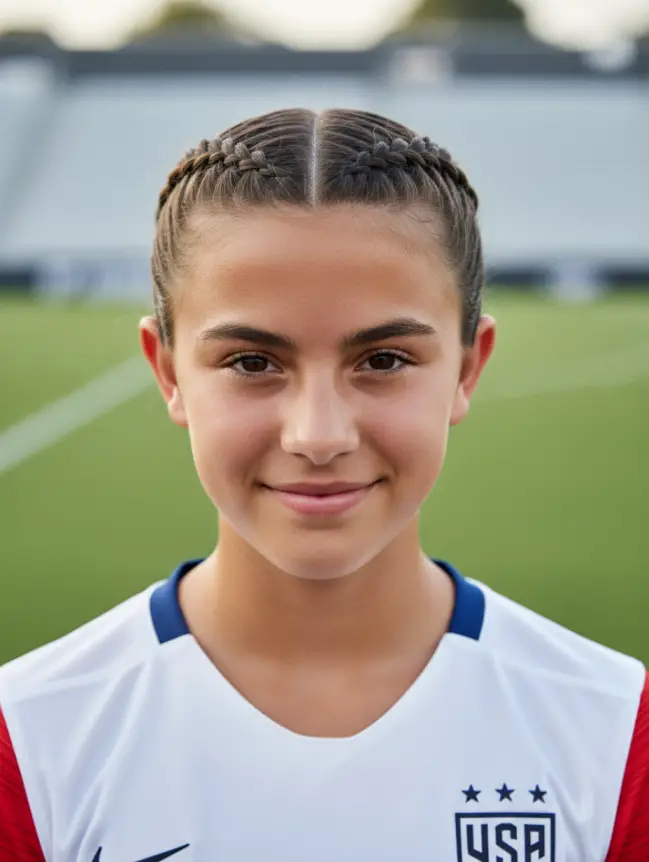 Soccer Hairstyles for Short Hair Girl