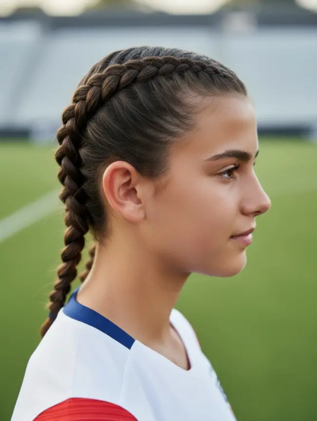 Soccer Hairstyles for Short Hair Girl