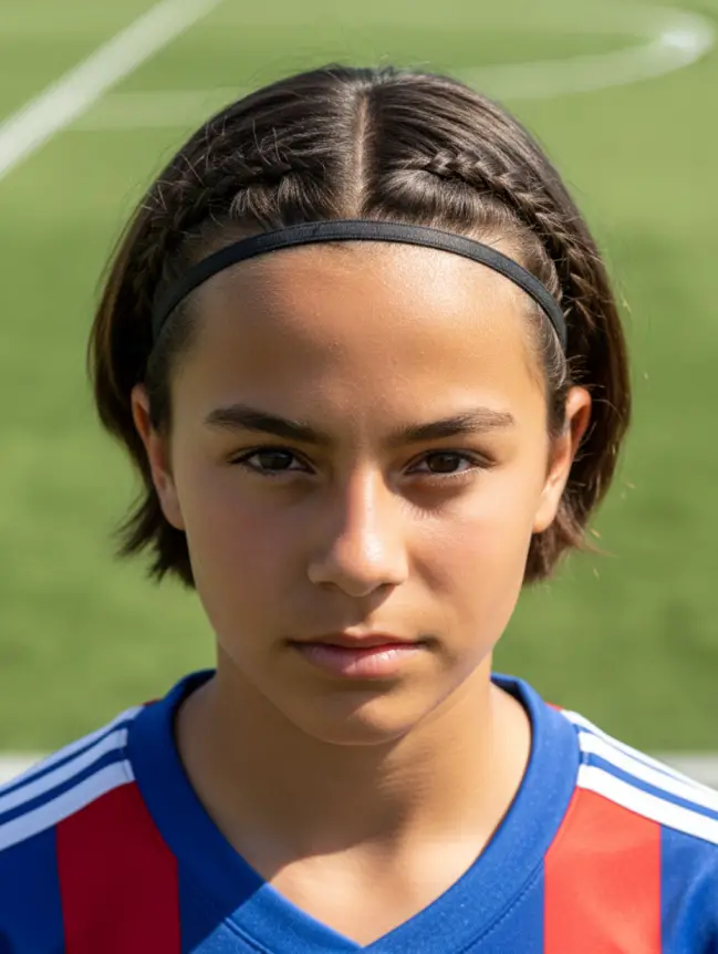 Soccer Hairstyles for Short Hair Girl