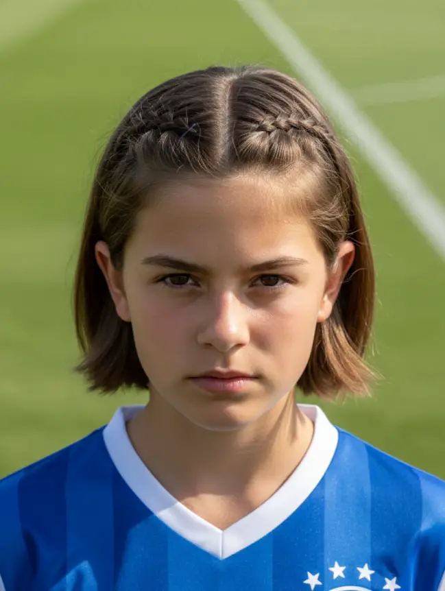 Soccer Hairstyles for Short Hair Girl