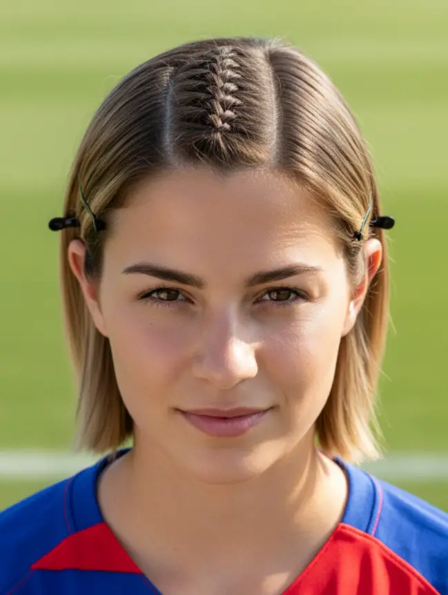 Soccer Hairstyles for Short Hair Girl