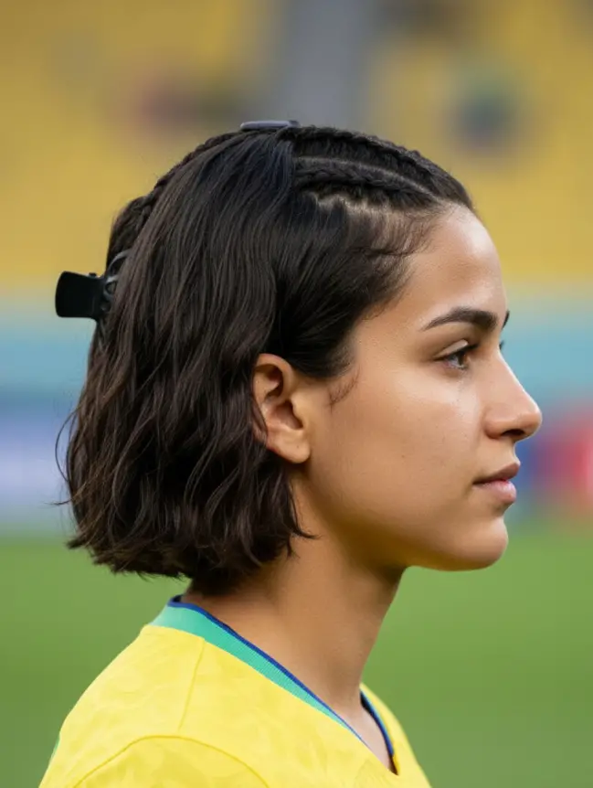 Soccer Hairstyles for Short Hair Girl