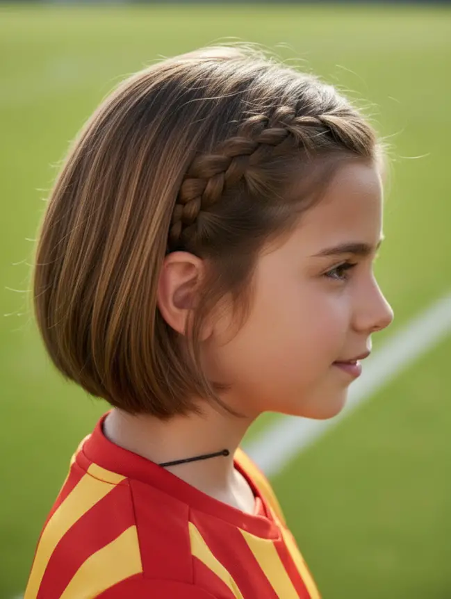 Soccer Hairstyles for Short Hair Girl