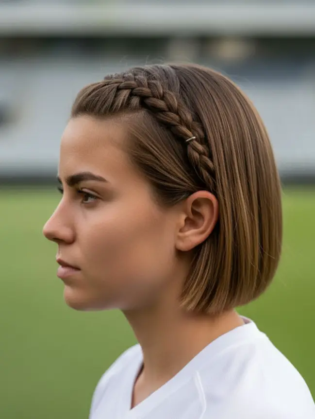 Soccer Hairstyles for Short Hair Girl