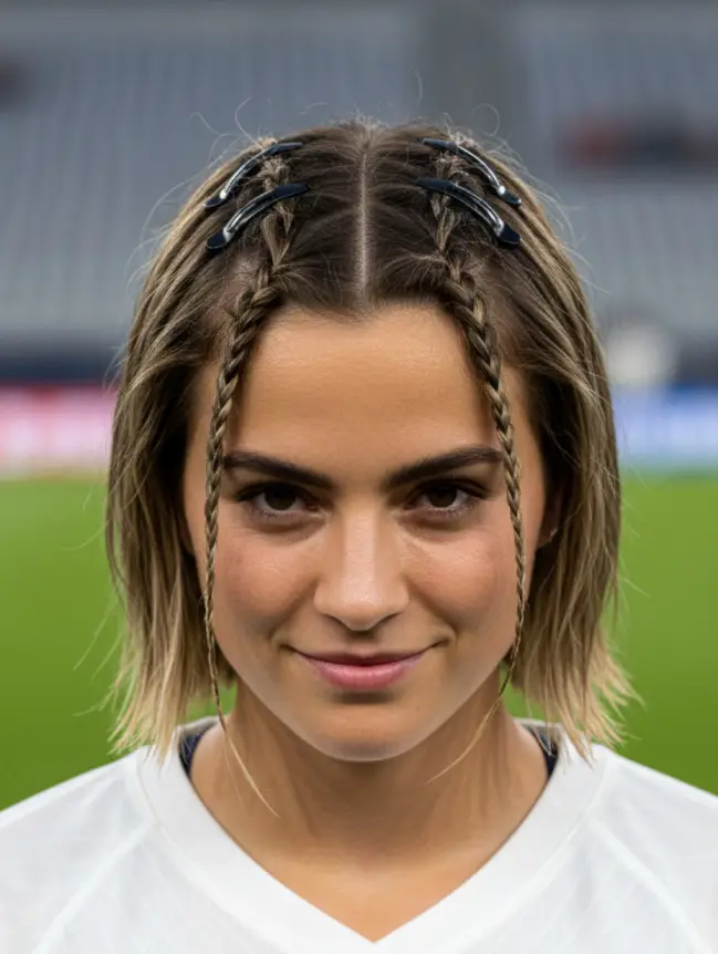 Soccer Hairstyles for Short Hair Girl