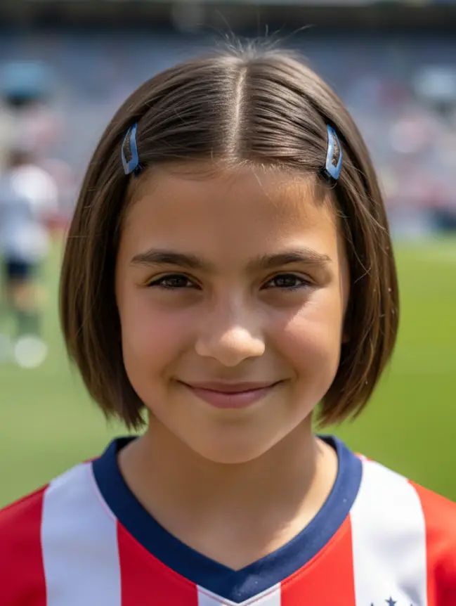 Soccer Hairstyles for Short Hair Girl