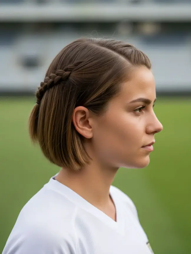 Soccer Hairstyles for Short Hair Girl
