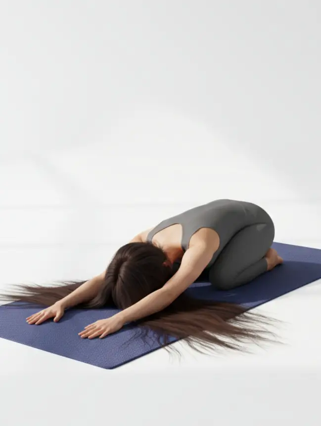 Yoga Poses That Improve Hair Growth