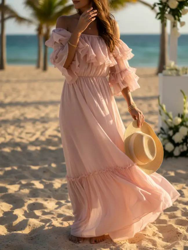 Mexico Beach Wedding Guest Dress Ideas