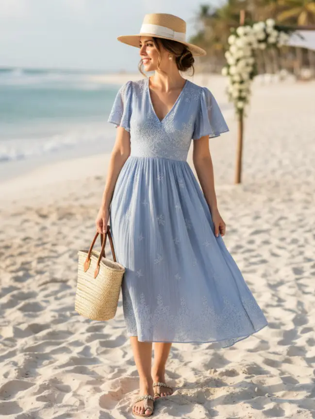 Mexico Beach Wedding Guest Dress Ideas