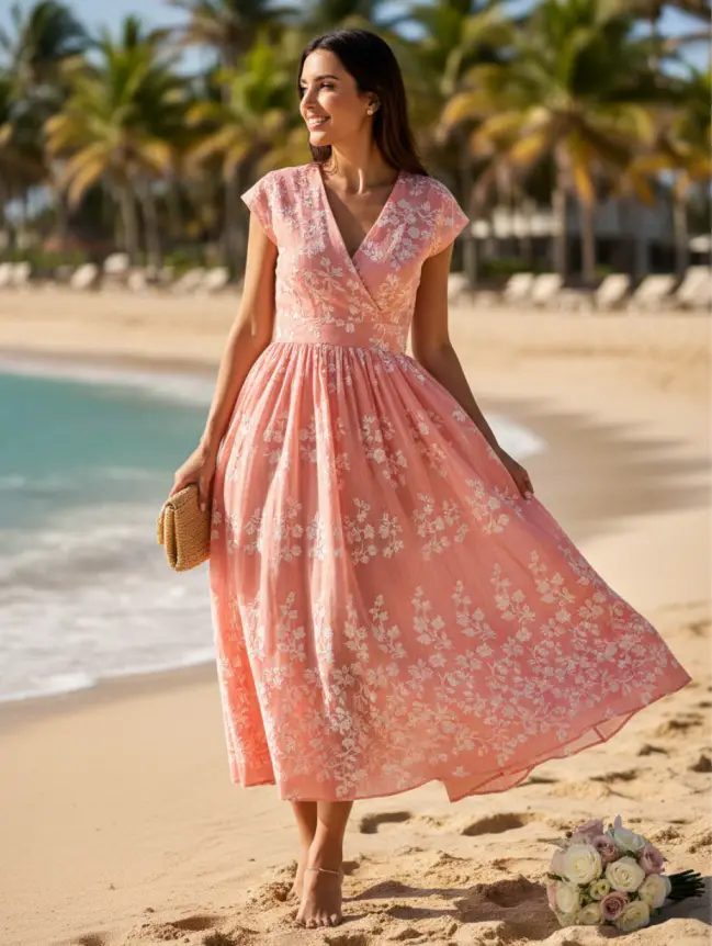 Mexico Beach Wedding Guest Dress Ideas