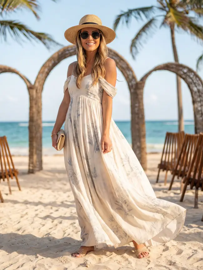 Mexico Beach Wedding Guest Dress Ideas