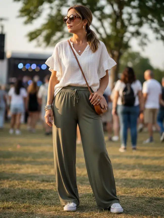Summer Concert Outfit Ideas for Women Over 40