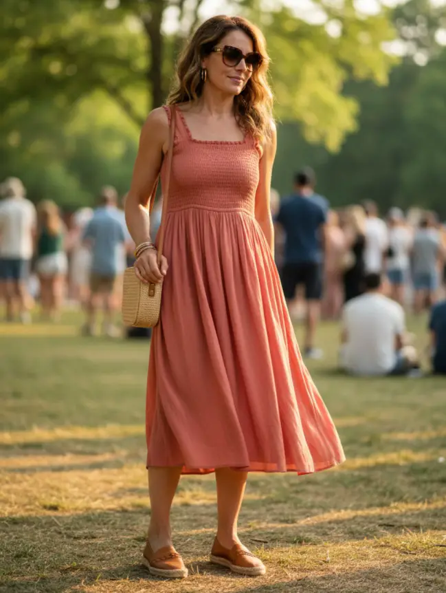 Summer Concert Outfit Ideas for Women Over 40
