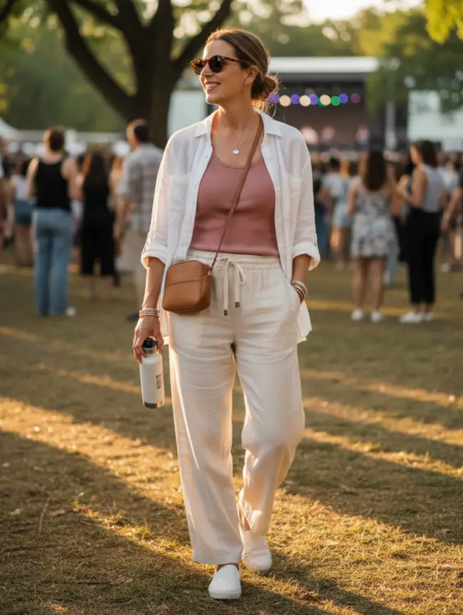 Summer Concert Outfit Ideas for Women Over 40