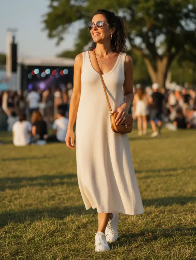 Summer Concert Outfit Ideas for Women Over 40