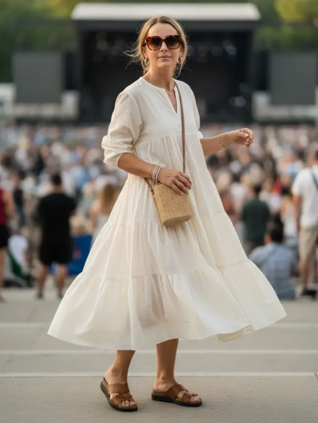 Summer Concert Outfit Ideas for Women Over 40