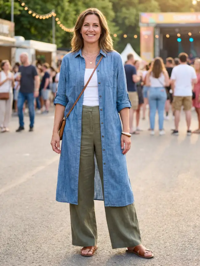 Summer Concert Outfit Ideas for Women Over 40