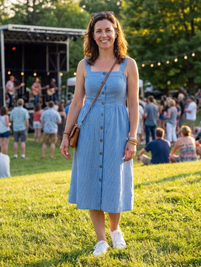 Summer Concert Outfit Ideas for Women Over 40