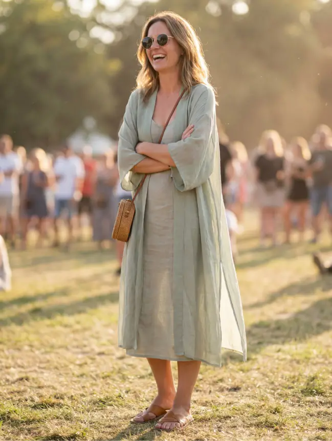 Summer Concert Outfit Ideas for Women Over 40