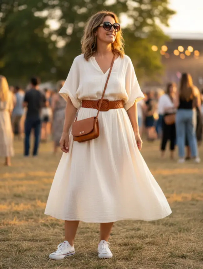 Summer Concert Outfit Ideas for Women Over 40