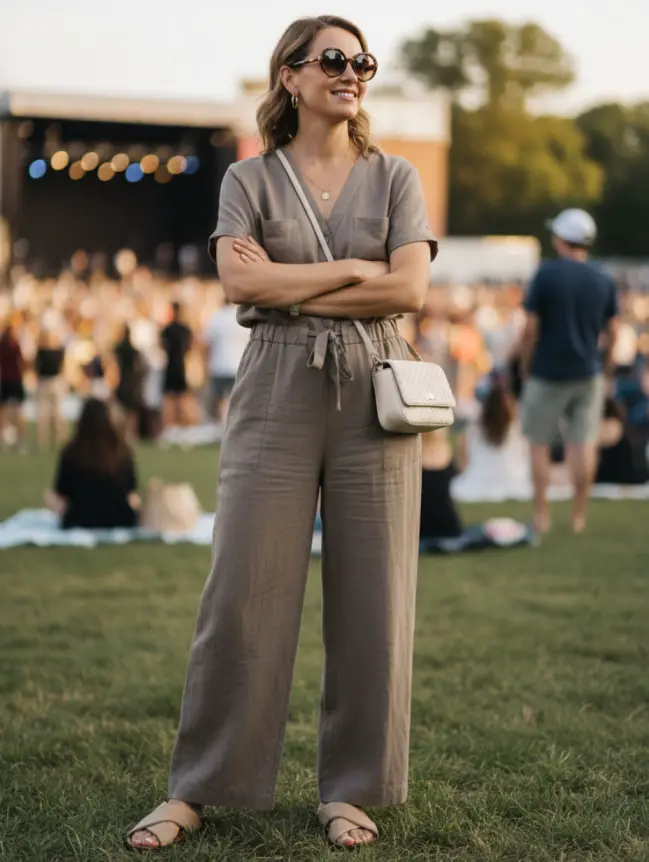 Summer Concert Outfit Ideas for Women Over 40
