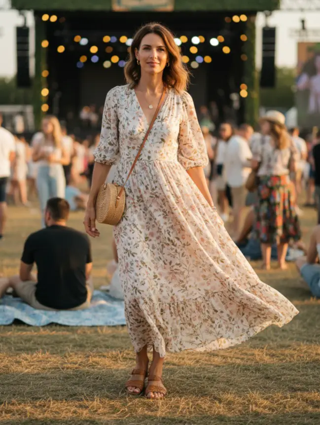 Summer Concert Outfit Ideas for Women Over 40