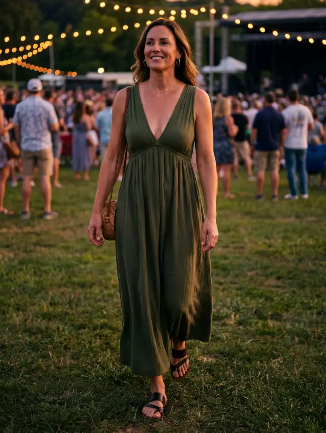 Summer Concert Outfit Ideas for Women Over 40
