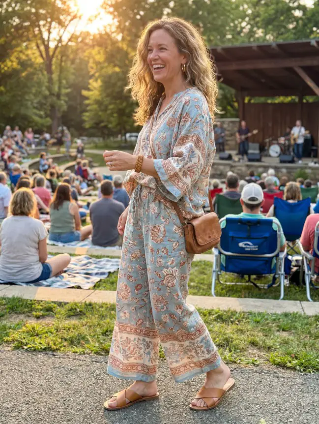 Summer Concert Outfit Ideas for Women Over 40