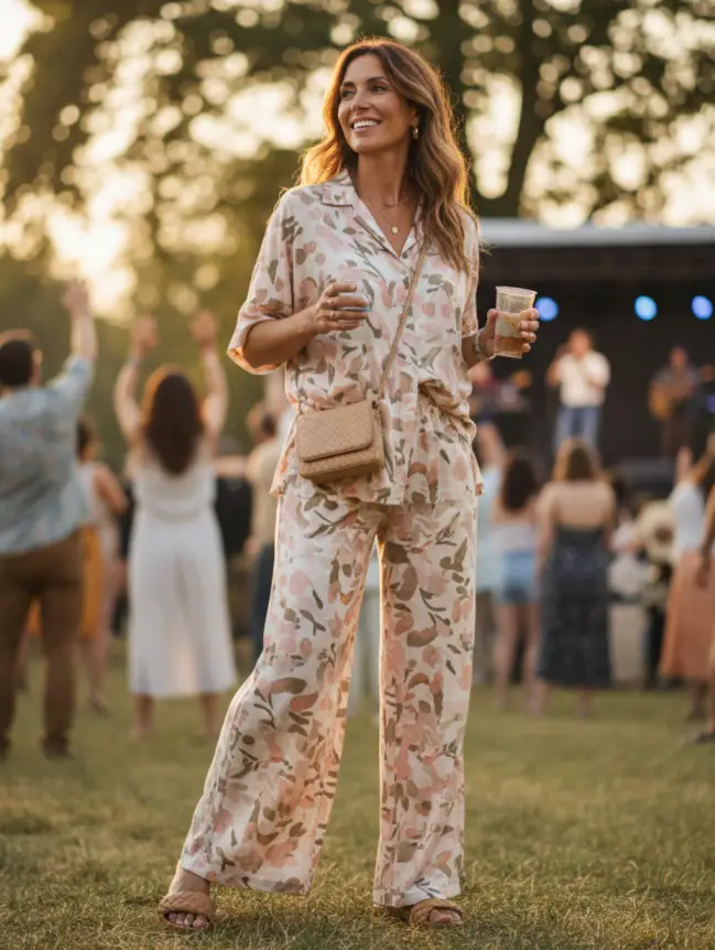 Summer Concert Outfit Ideas for Women Over 40
