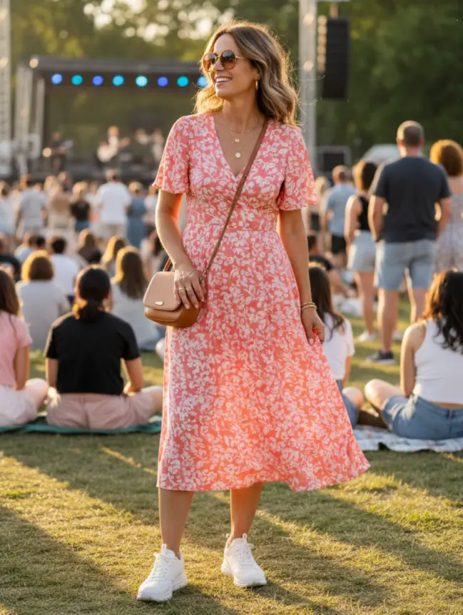 Summer Concert Outfit Ideas for Women Over 40