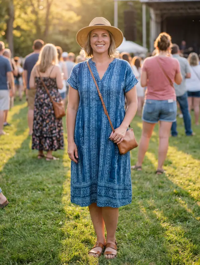 Summer Concert Outfit Ideas for Women Over 40