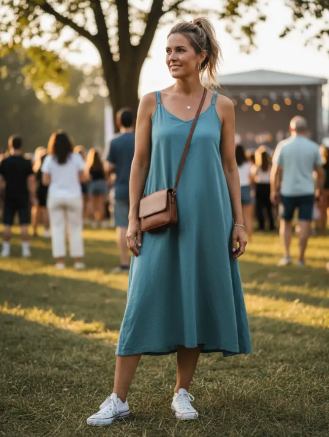 Summer Concert Outfit Ideas for Women Over 40