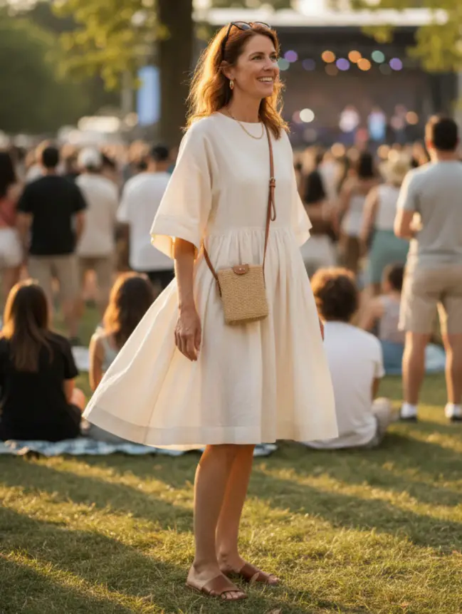 Summer Concert Outfit Ideas for Women Over 40