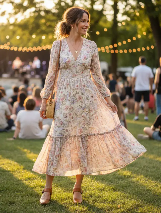 Summer Concert Outfit Ideas for Women Over 40
