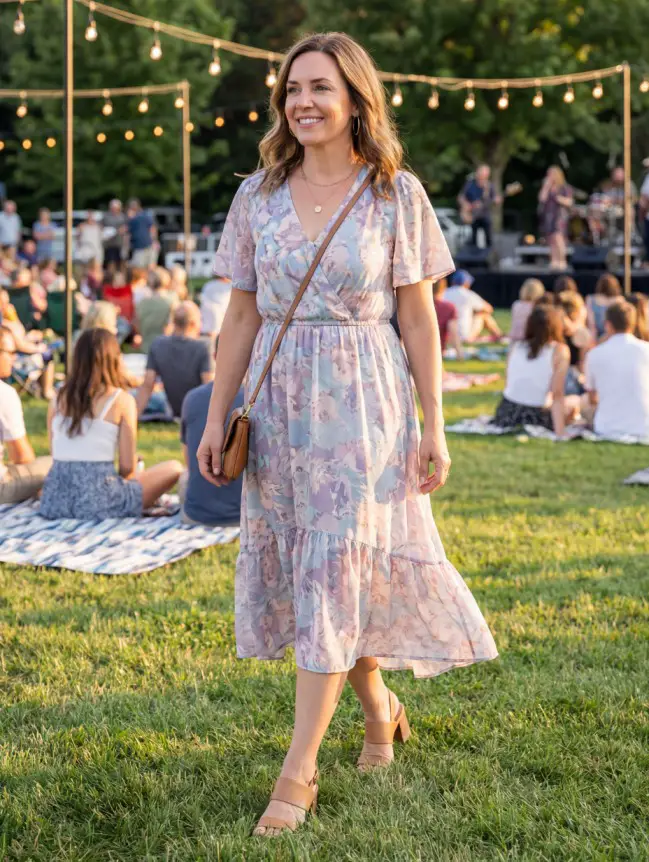 Summer Concert Outfit Ideas for Women Over 40