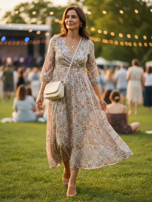 Summer Concert Outfit Ideas for Women Over 40