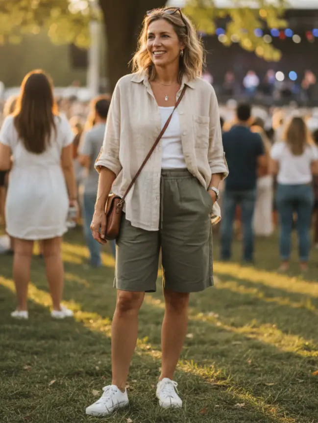 Summer Concert Outfit Ideas for Women Over 40