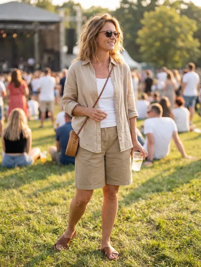 Summer Concert Outfit Ideas for Women Over 40