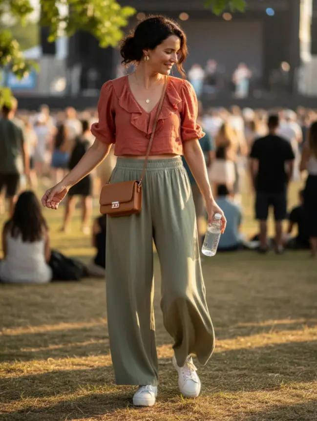 Summer Concert Outfit Ideas for Women Over 40