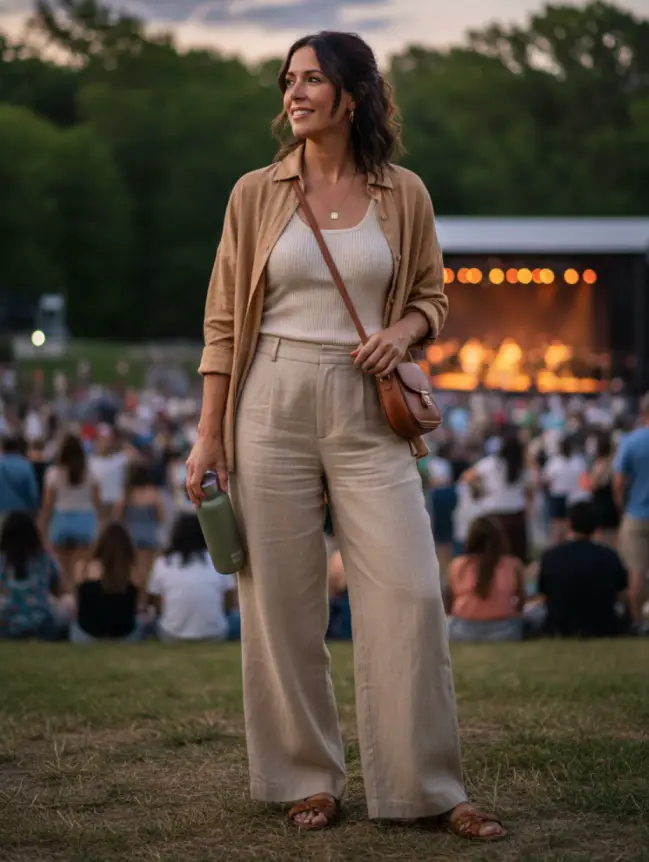 Summer Concert Outfit Ideas for Women Over 40