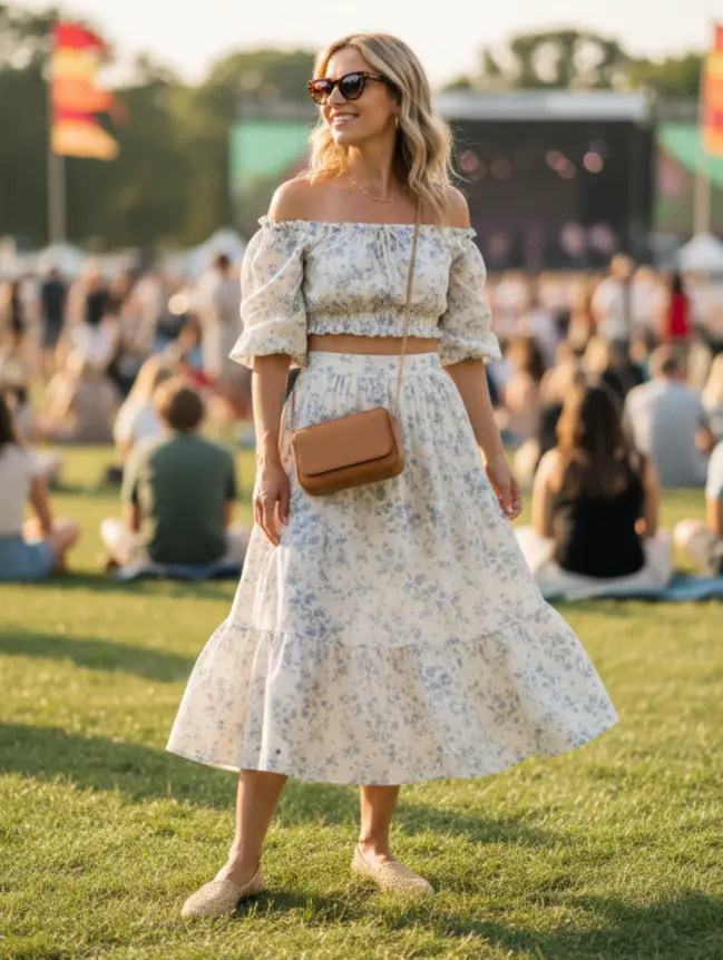 Summer Concert Outfit Ideas for Women Over 40