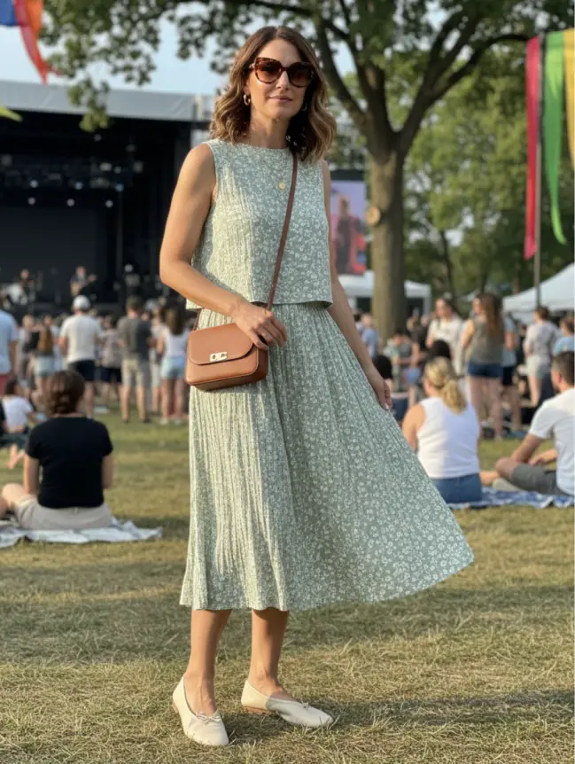 Summer Concert Outfit Ideas for Women Over 40