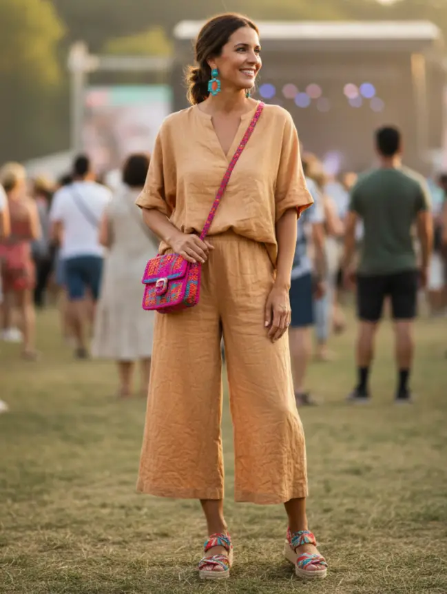 Summer Concert Outfit Ideas for Women Over 40