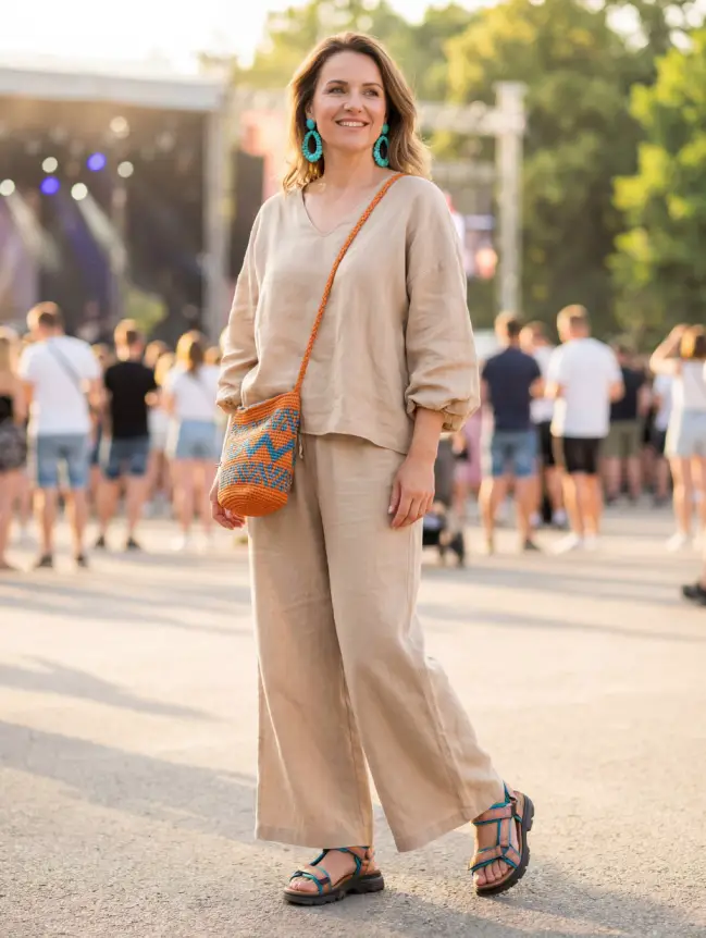 Summer Concert Outfit Ideas for Women Over 40