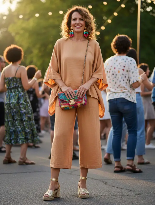 Summer Concert Outfit Ideas for Women Over 40