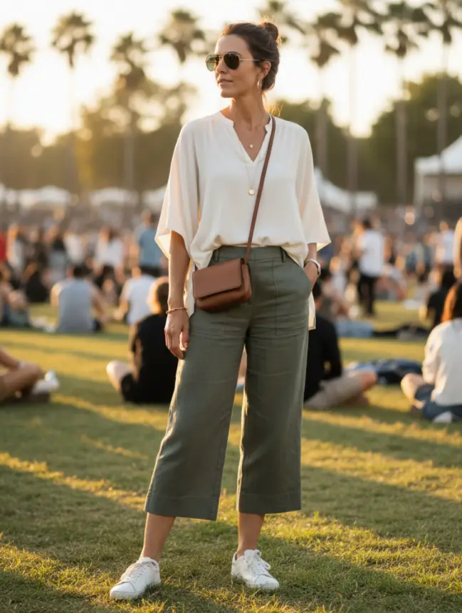 Summer Concert Outfit Ideas for Women Over 40