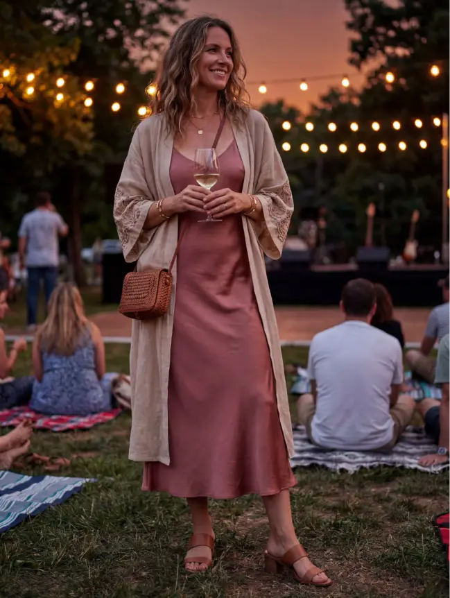 Summer Concert Outfit Ideas for Women Over 40