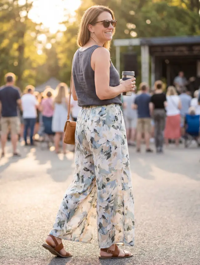 Summer Concert Outfit Ideas for Women Over 40