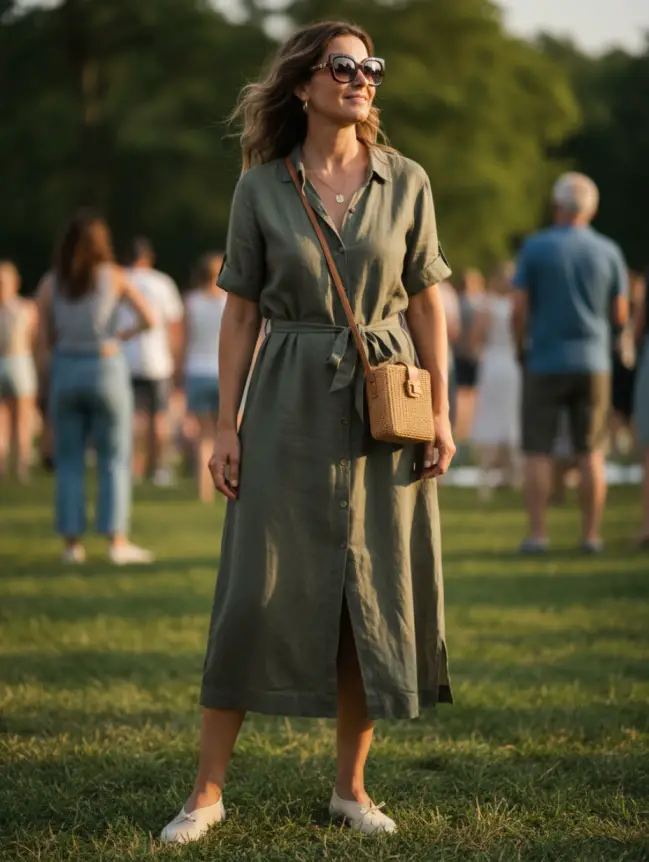 Summer Concert Outfit Ideas for Women Over 40